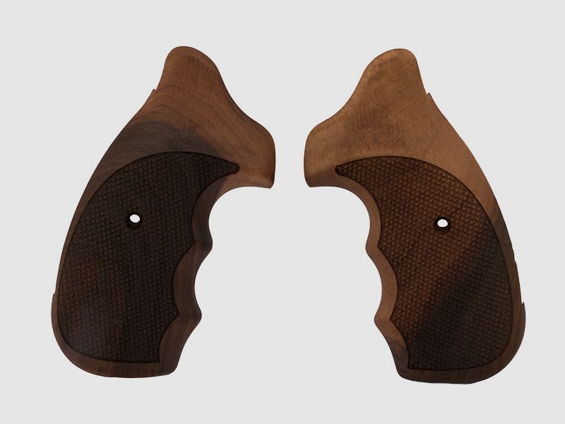 B-Ware Combat Holzgriffschalen fĂĽr Schreckschuss-, Gas-, Signalrevolver Zoraki R1 und R2 RĂ¶hm RG89 Fischhaut