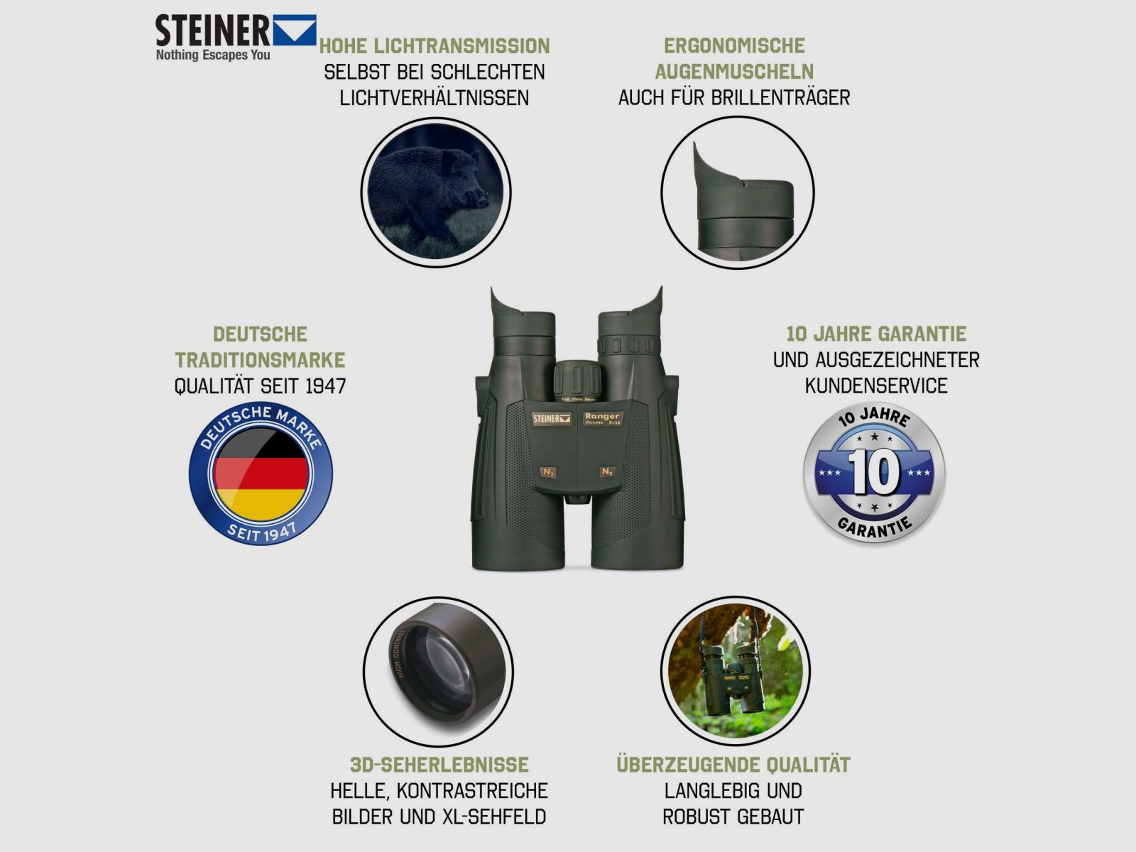STEINER Fernglas RANGER Xtreme 8x56