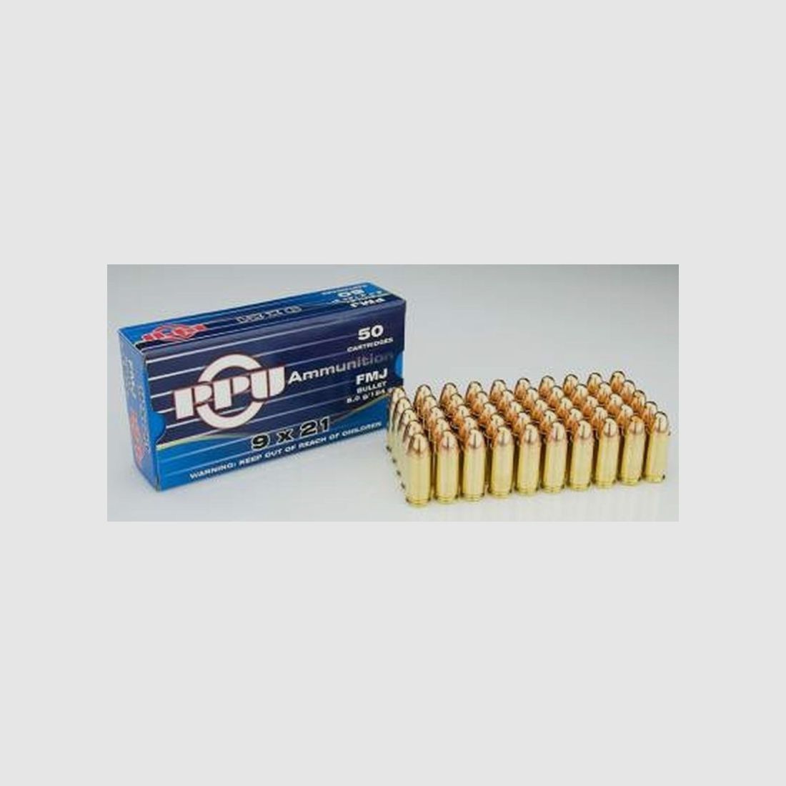 PRVI PATRONEN 9X21 FMJ 124 GR