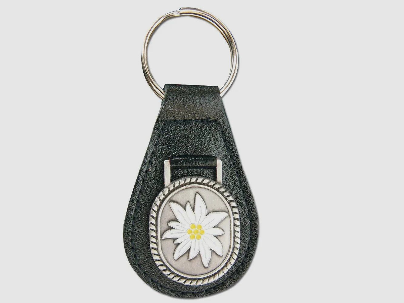 Wachter Schlüsselanhänger mit Barettabz. Gebirgsjäger