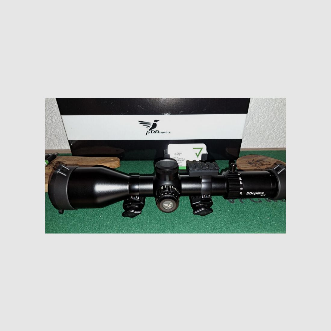 DDOPTICS DDOPTICS Nighteagle V8 2,5-20x56 NFX Supershort, Absehen A4N, I-Fiber, MRAD