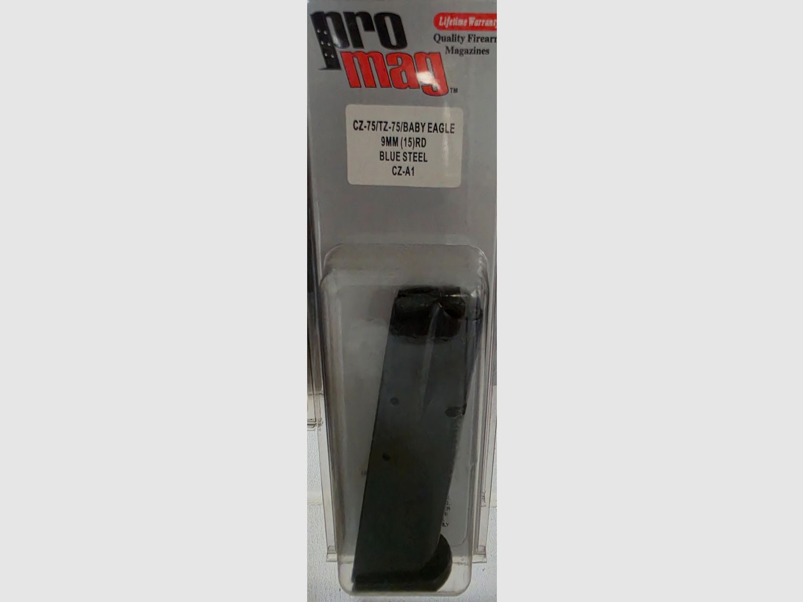 Promag magazine para cz 75 / tz 75 / Baby Eagle 9mm 15 disparos