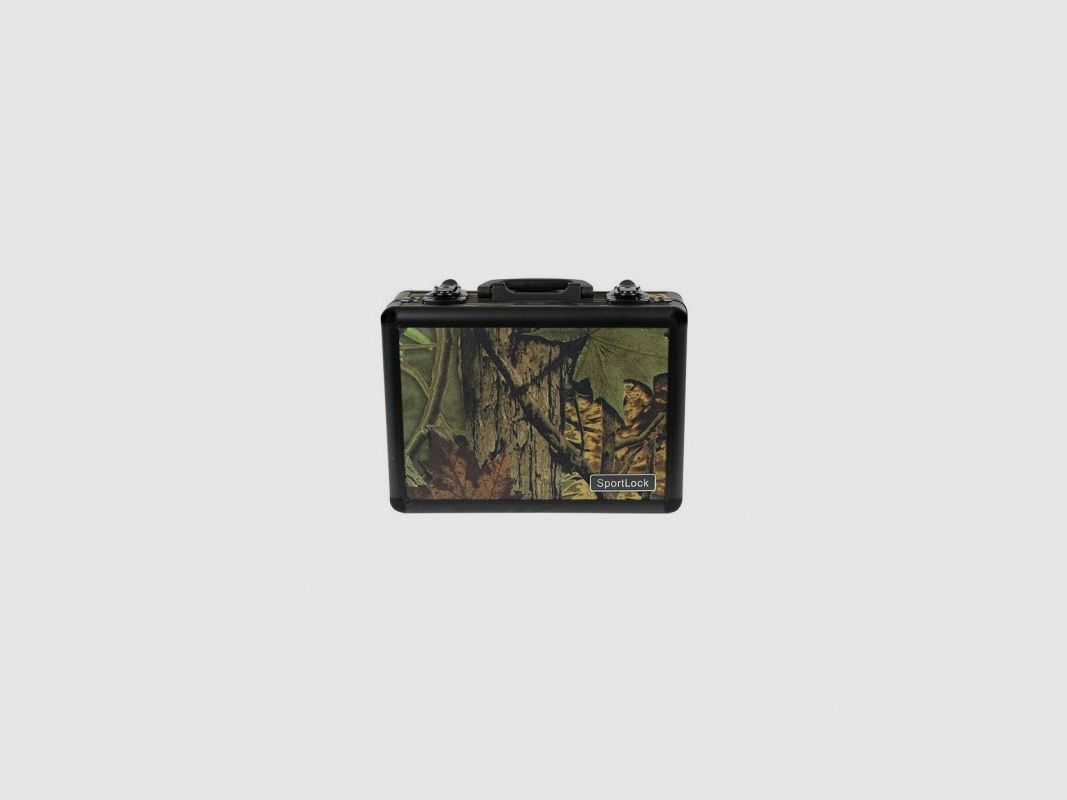 Waffenkoffer für Kurzwaffen Double Alumalock Camouflage