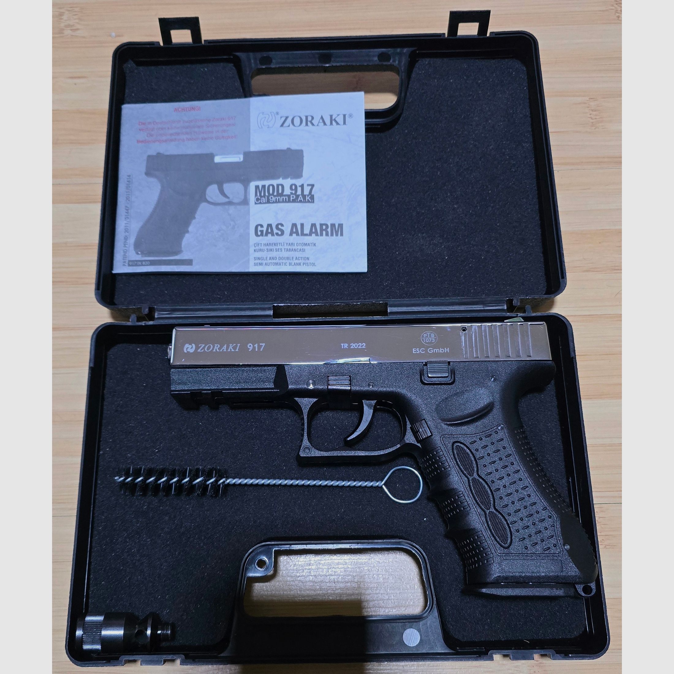 Zoraki 917 Chrom Schreckschuss 9mm PAK 