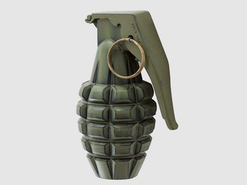 Denix Deko Handgranate MK2 Pineapple US Army 2. Weltkrieg oliv