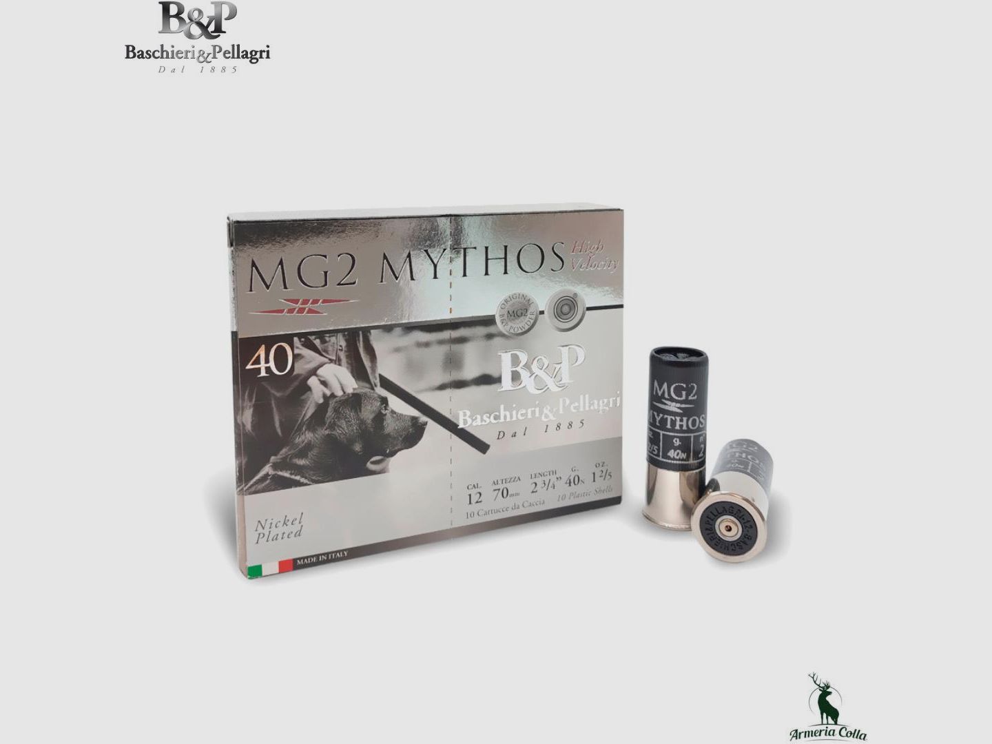 B&P Munitions MG2 Mythos Semimagnum 40gr. cal. 12