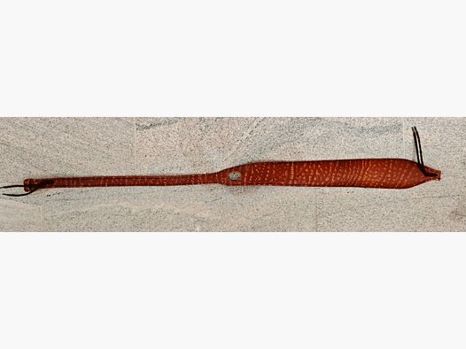 Buffalo leather rifle sling