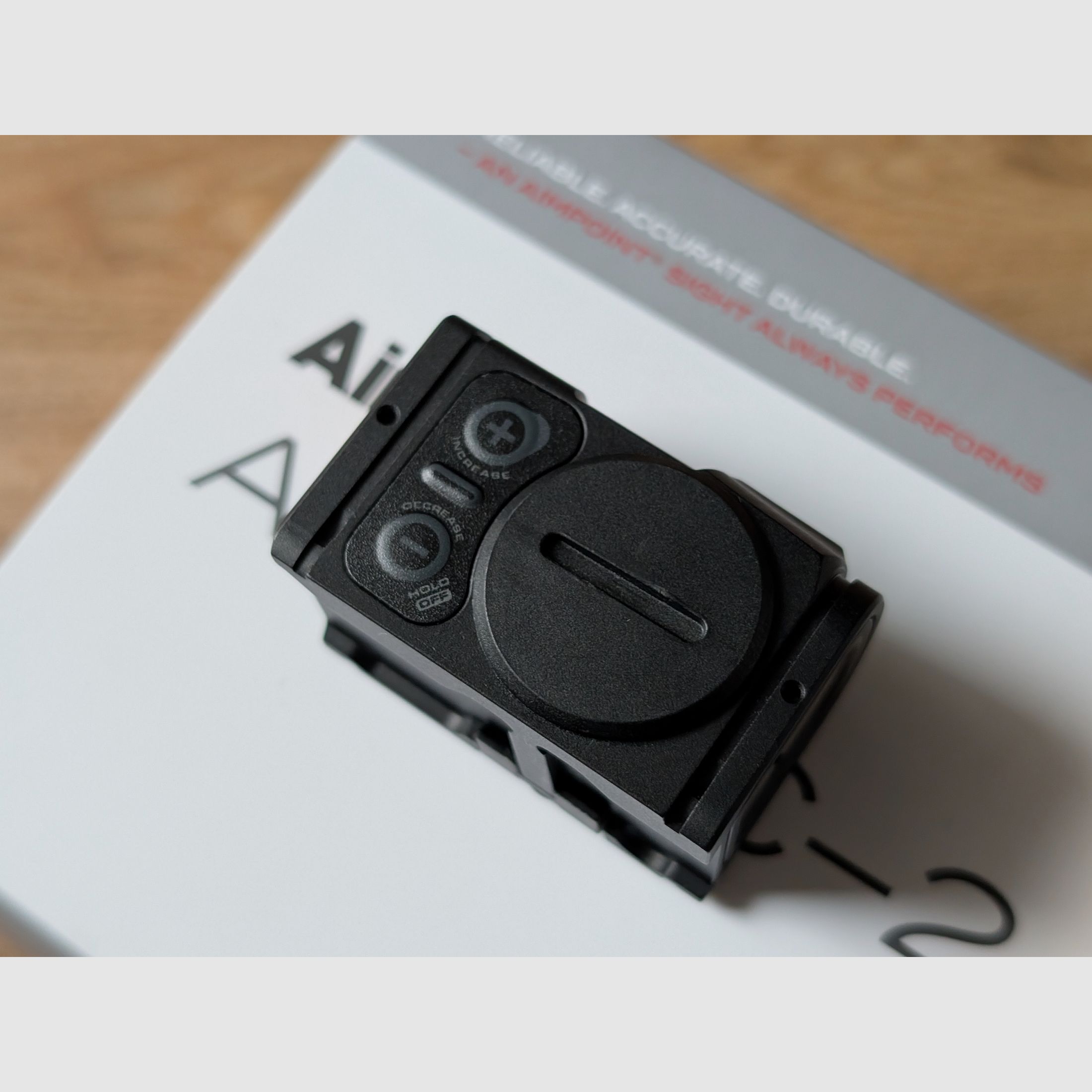 Two months old Aimpoint ACRO C-2 with receipt