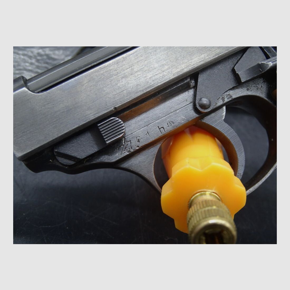 Walther P38 WAA caliber 9mm Luger holster EWX 1944 P38