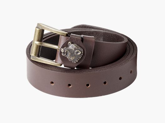 CEINTURE EN CUIR MARRON KEILER 40 MM 130 CM