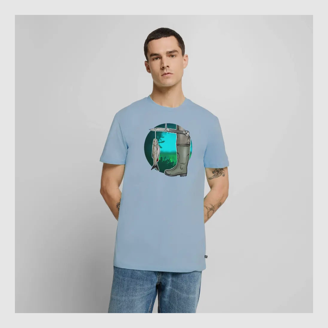 PUMA Men´s Premium T-Shirt „Waagemesser – Petri Heil"
