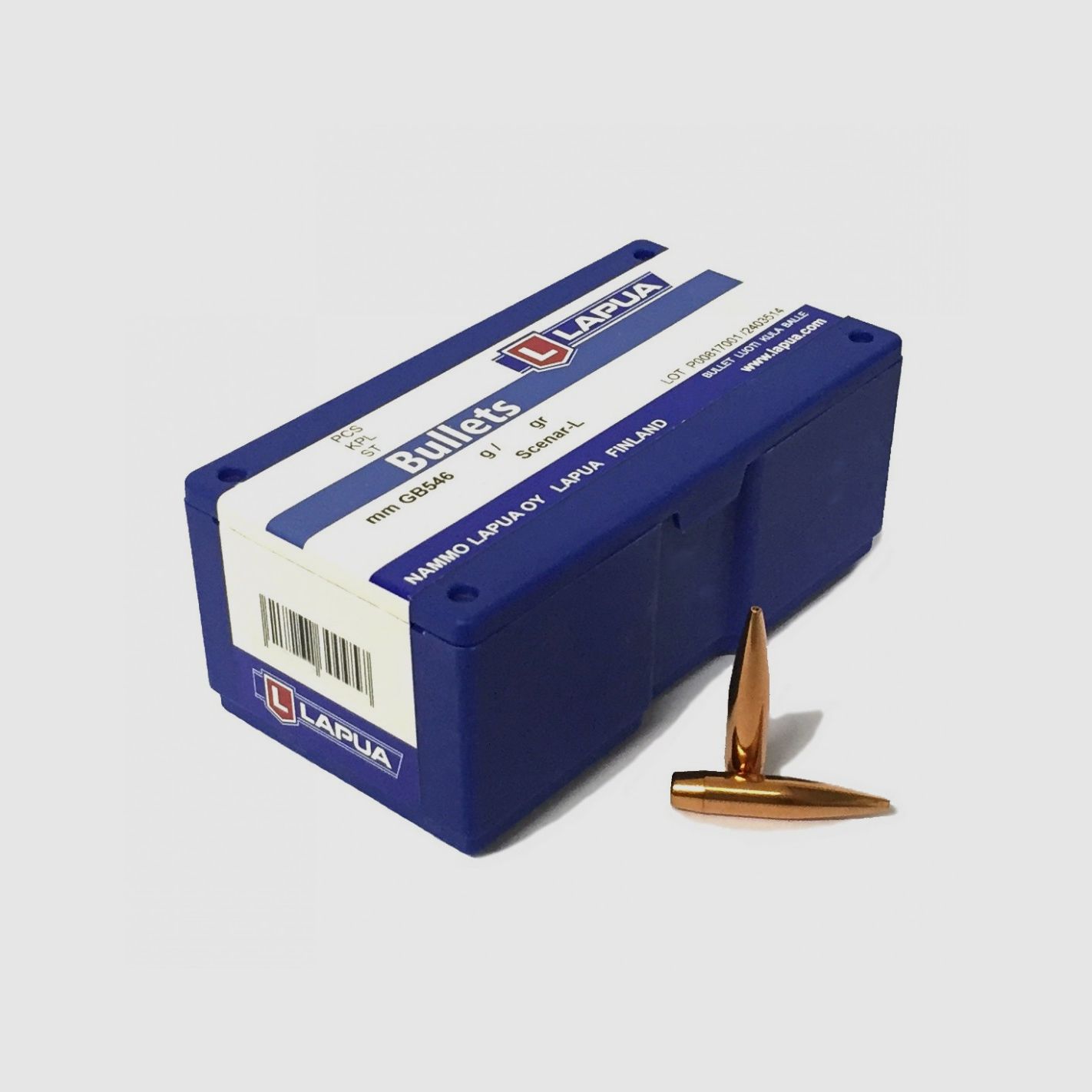 LAPUA GESCHOSSE 6,5mm SCENAR HPBT OTM 123GR 100STK, Bild 2 von 2