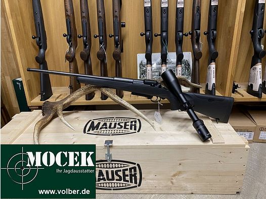 Mauser 25 Extreme, con Zeiss Conquest V4 3-12x56, cal. .308, 8x57 JS