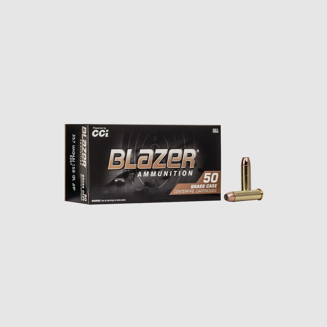 CCI Blazer .357 Mag. 158GR JHP 50 cartridges