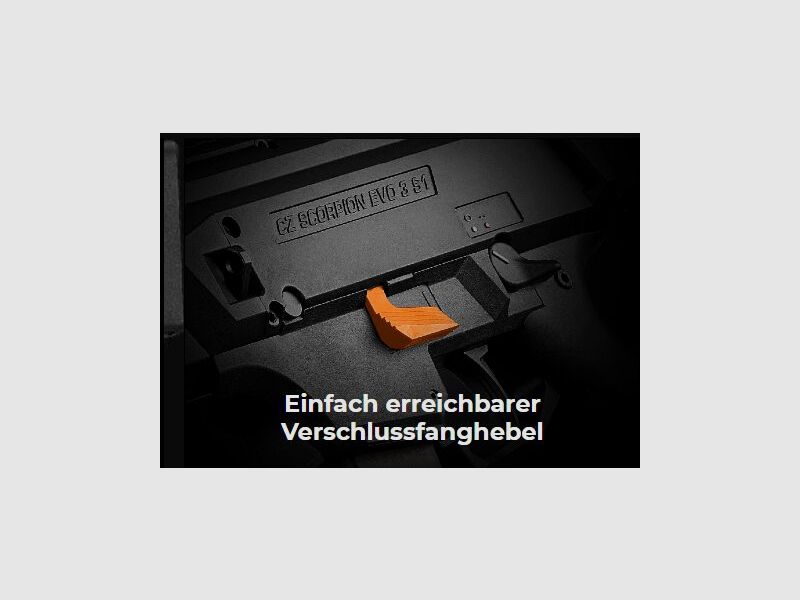 Fusil Semi-Automatique Ceská Zbrojovka CZ Scorpion Evo 3 - 9mm Luger - avec Compensateur