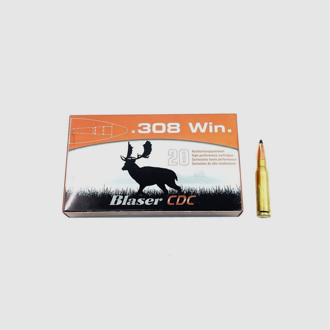 .308 Win. Blaser CDC 10.4g. / 160gr.
