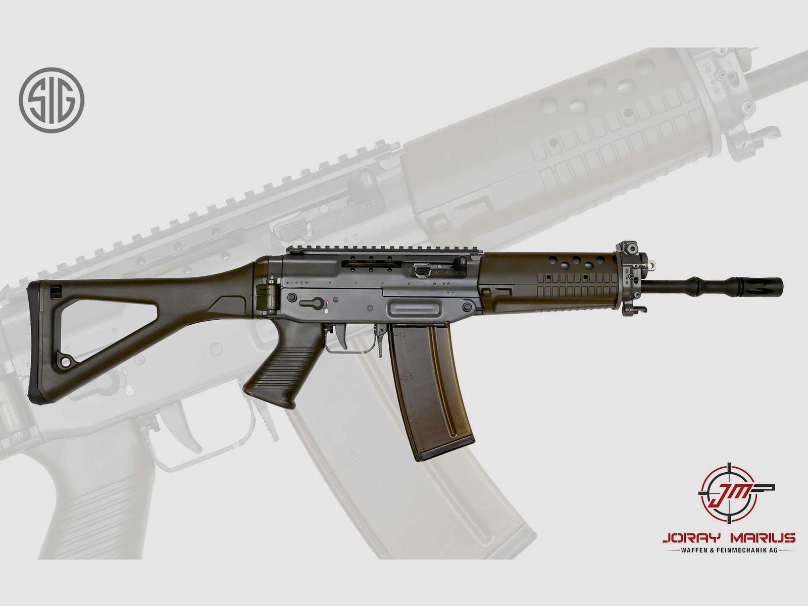 SIG SG553-1 LB Rail semi-automatique 5.56 NATO