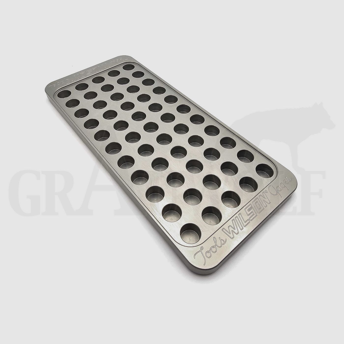 Wilson Bandeja de Carga de Aluminio 55 Cartuchos .533" / 13,5 mm (Fundas de Cintura etc)