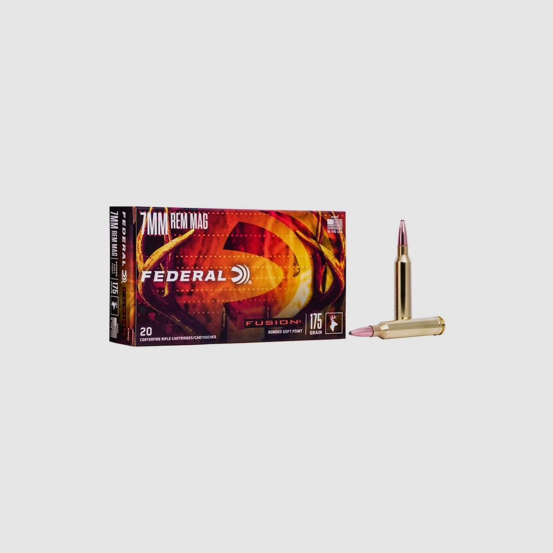 Federal Fusion 7mm Rem. Mag. 175GR SP 20 Patronen