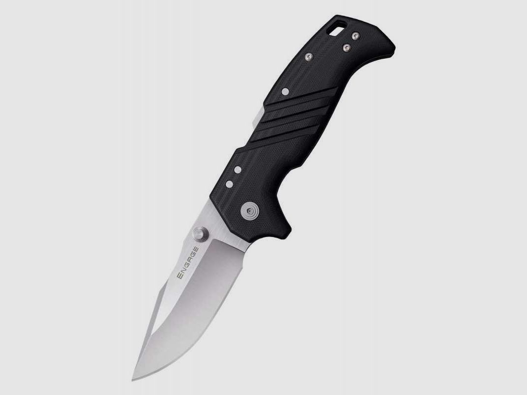 Koude Staal Engage Zakmes, 3,5-inch lemmet, Clip-Point, S35VN