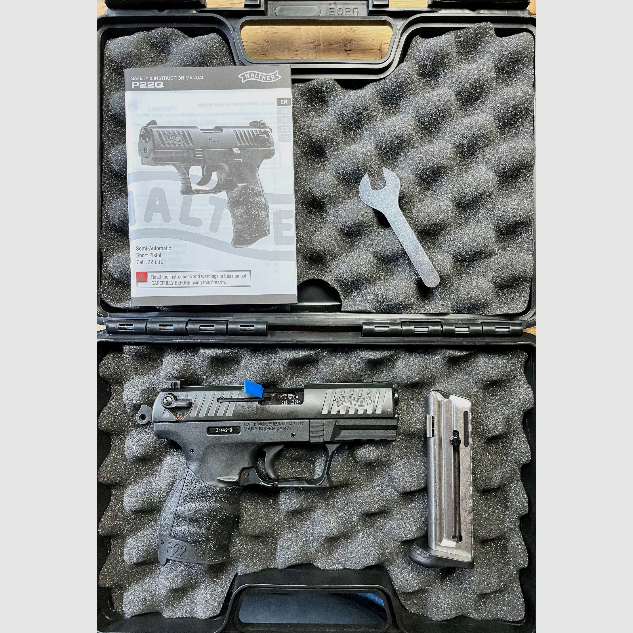 Pistole Walther P22 QD Kal. .22lr