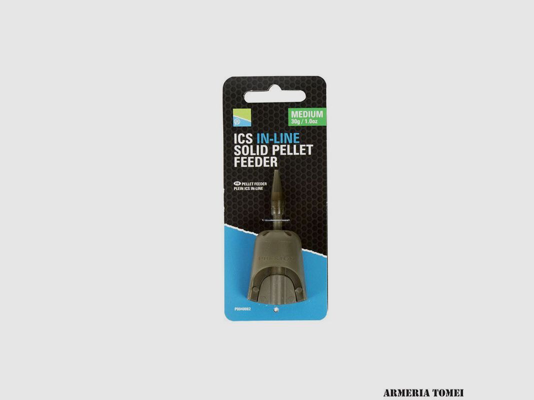 PRESTON – ICS IN-LINE SOLID PELLET FEEDER – MEDIUM 30G 1.0oz