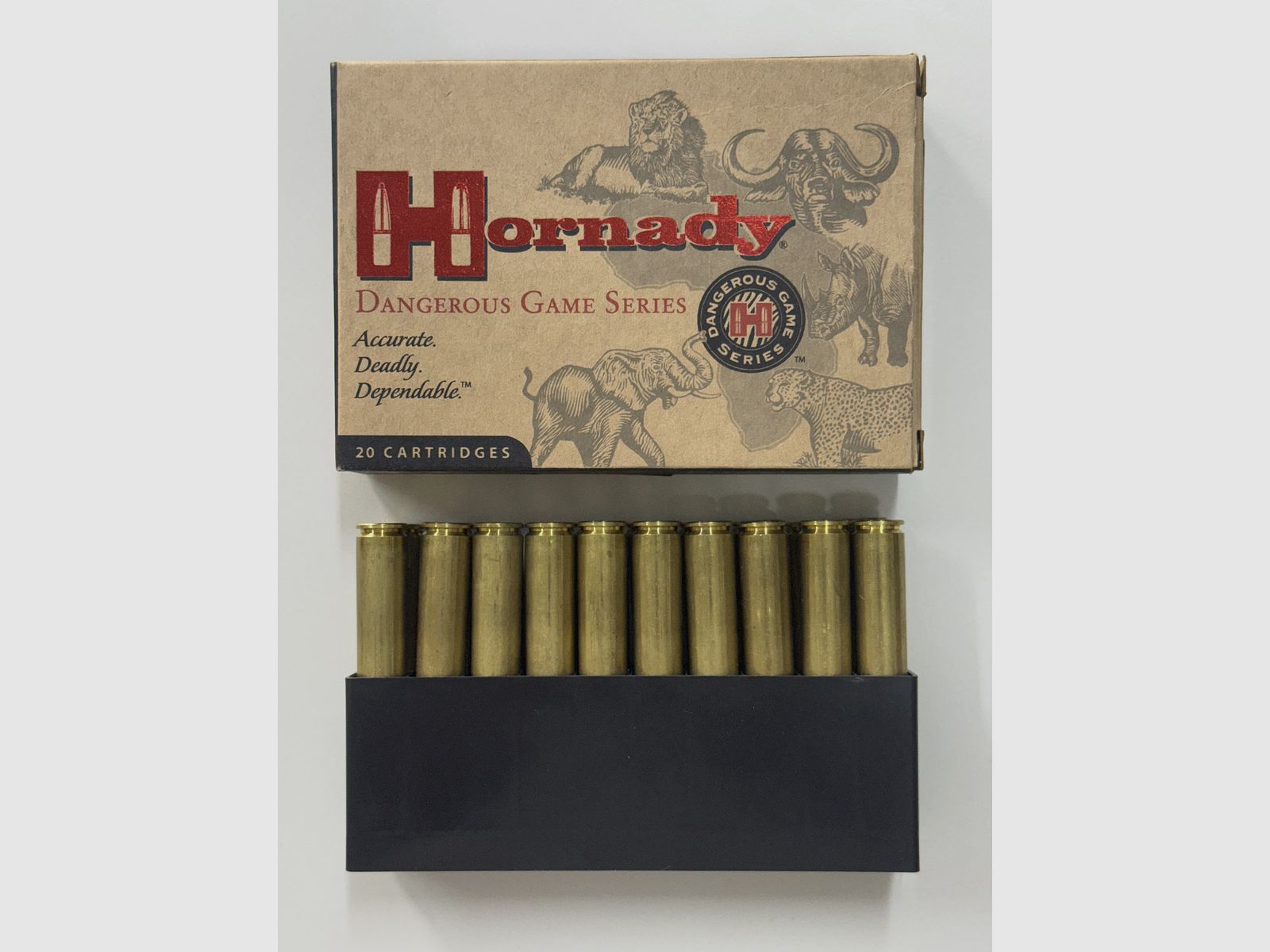 .416 Rigby Hornady cases in the original packaging