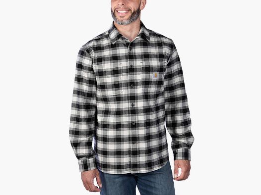 Carhartt Midweight Flannel Shirt Mens Malt M