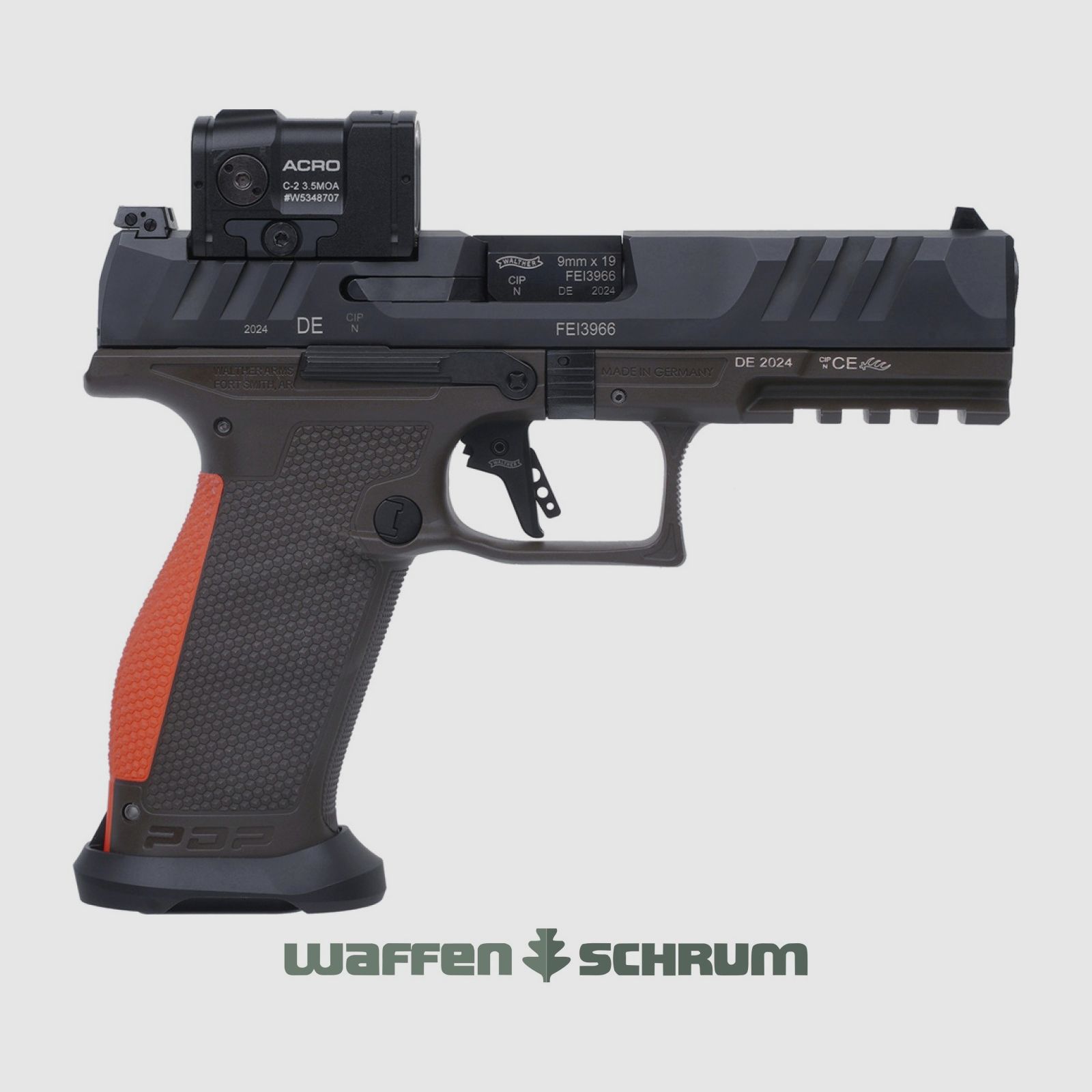 Walther PDP Full Size 4,5'' 9mmLuger Hunter Pro Set 18 Schuss + Reservemagazin Dynamic Performance Trigger