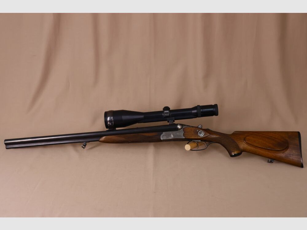 Sauer & Sohn Drilling // mit mündungslangem EL in .22 Hornet! // ZEISS Diavari ZM