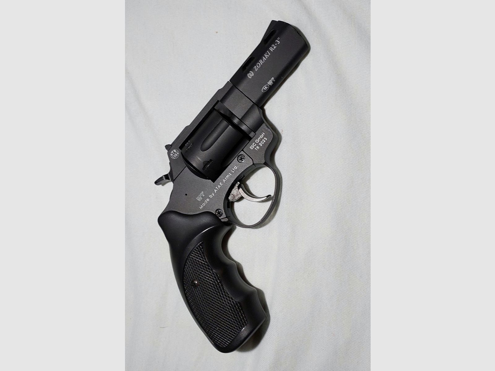 Zoraki R1 2,5 Zoll Schreckschuss-Revolver Kal. 9mm R.K. schwarz OVP