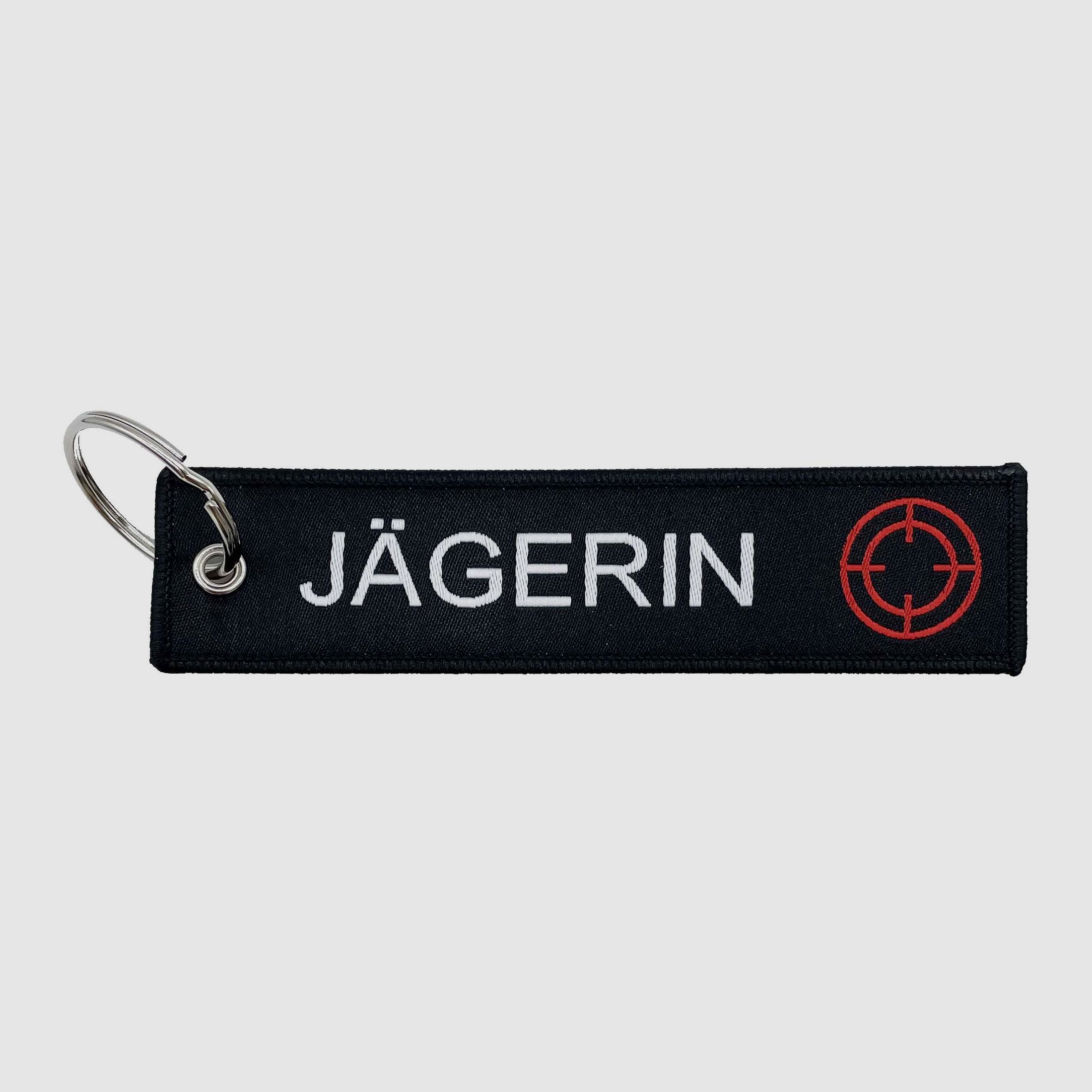 Jägerin Schlüsselanhänger - Schwarz