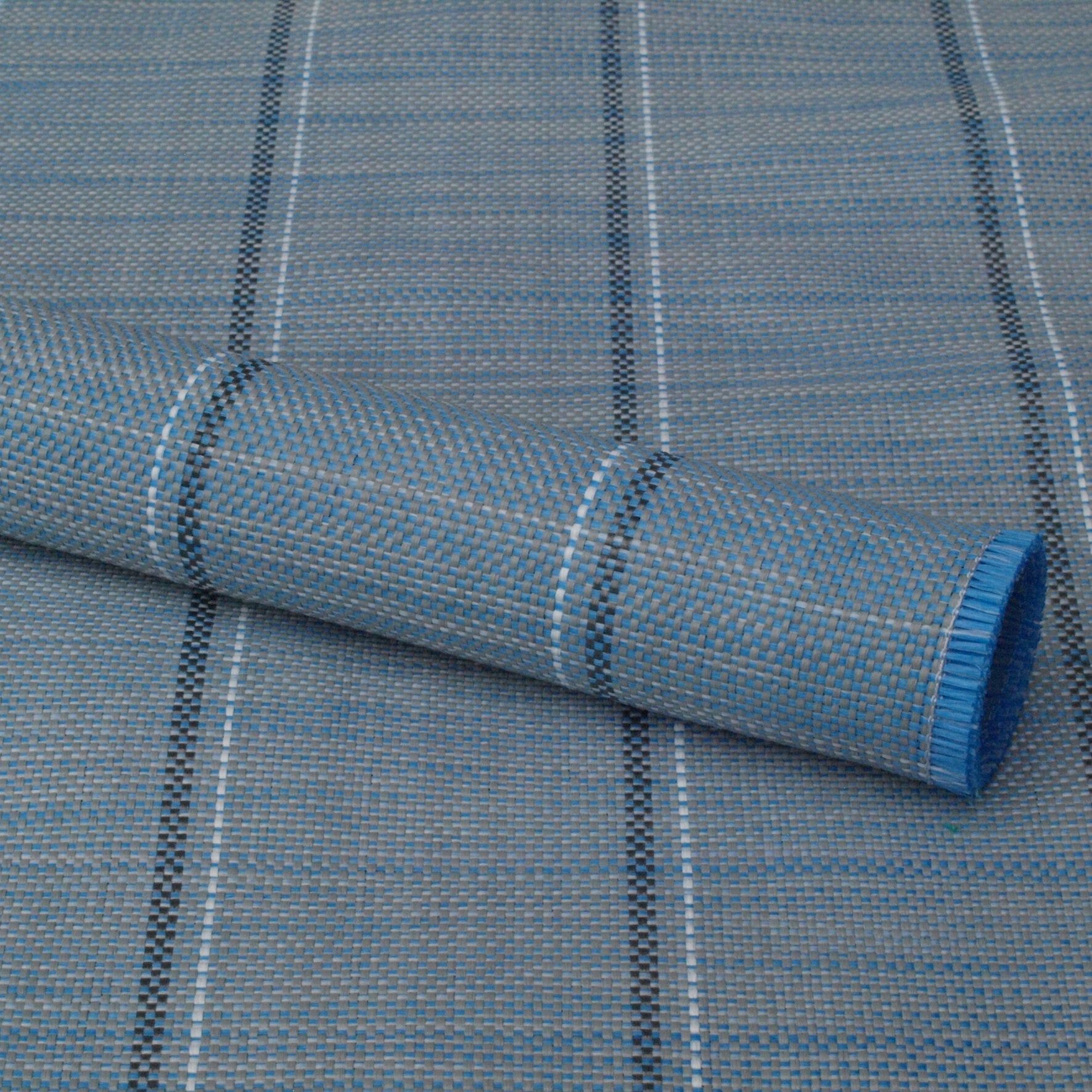 Tappeto da tenda Exclusiv blu, 600 cm