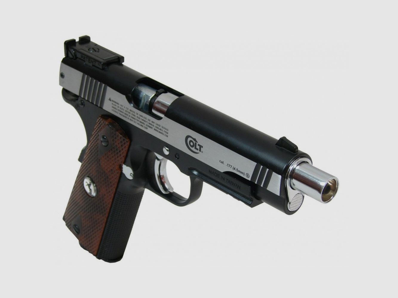CO2-Pistole Colt Special Combat Vollmetall 4,5 BBs – Blowback, Bild 8 von 20