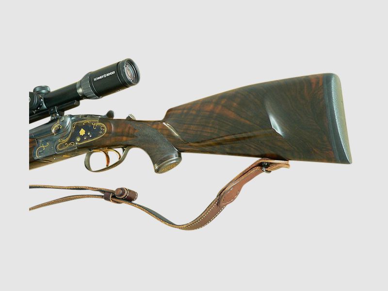 Doble rifle de cañones superpuestos Gebr. Adamy Suhl, Cal. 8x57IRS - 20/76