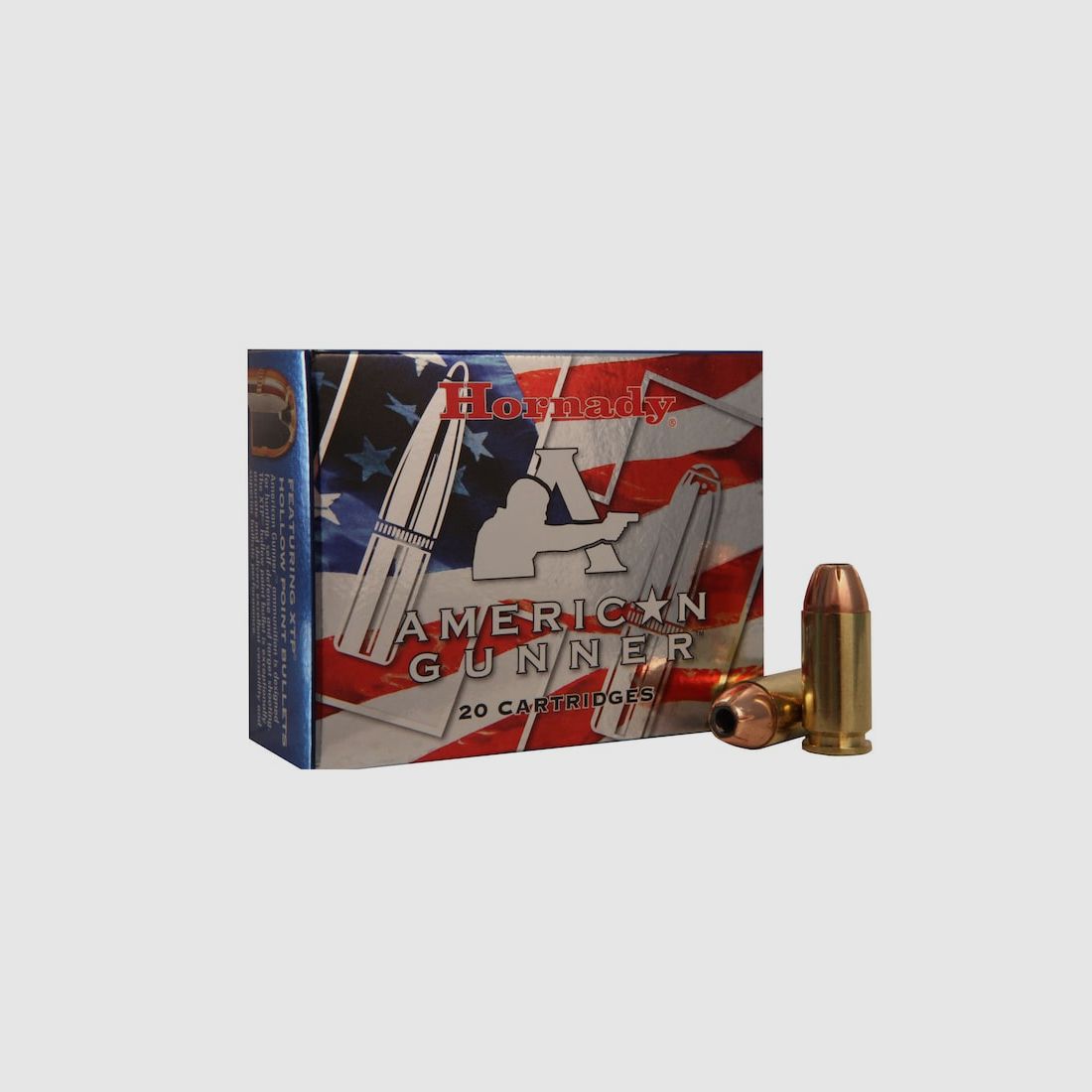 Hornady American Gunner .40 S&W 180GR XTP 20 cartouches