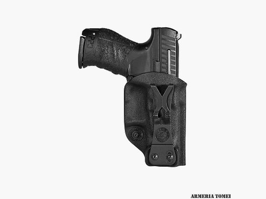 VEGA HOLSTER – FONDINA INTERNA IN POLIMERO TERMOFORATO CON CLIP PER ANCORAGGIO CINTURA PER GLOCK 43/43X
