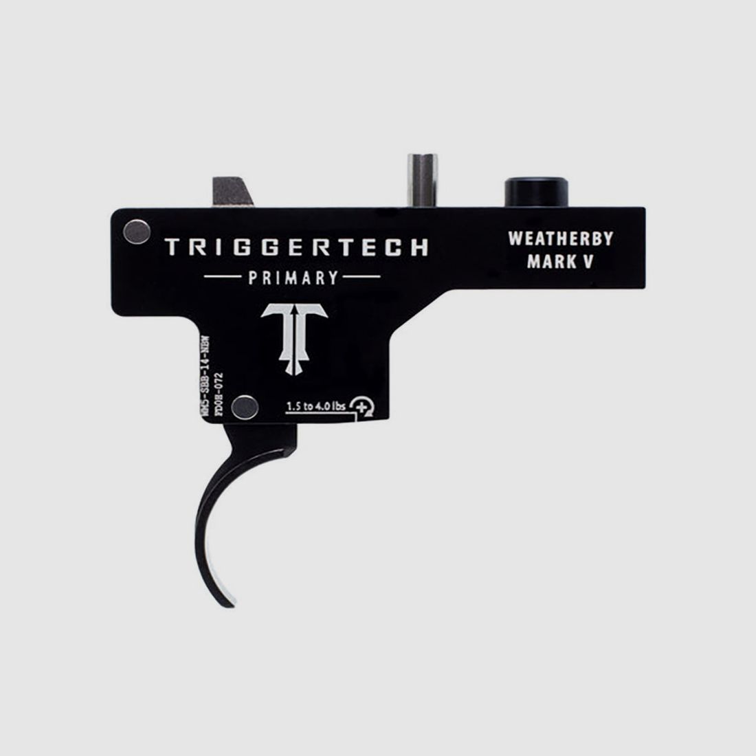 TRIGGERTECH Weatherby Mark V Special – Weatherby Curved (PVD Black), imagen 1 de 2