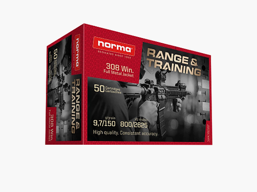 Amunicja 308Win Norma 9,7g 150gr FMJ R&T