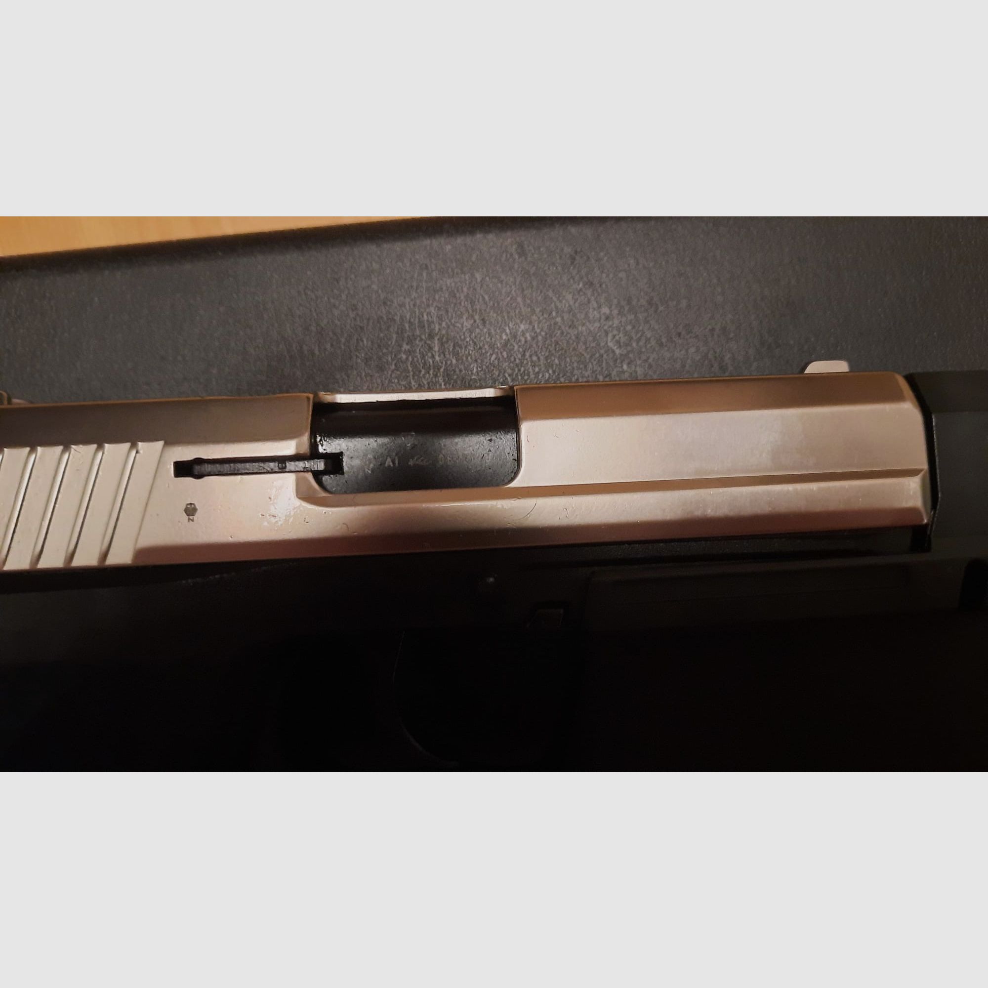 Röhm RG96 Match Nickel Schreckschuss Pistole Kal. 9mm P.A.K. mit 1 extra Magazin