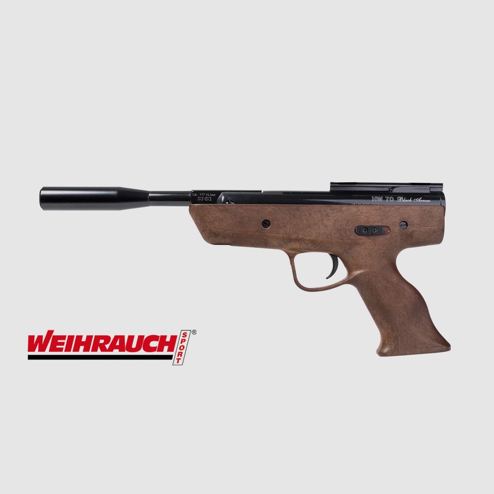 Weihrauch HW 70 Black Arrow Pistola ad aria 4,5mm Diabolo