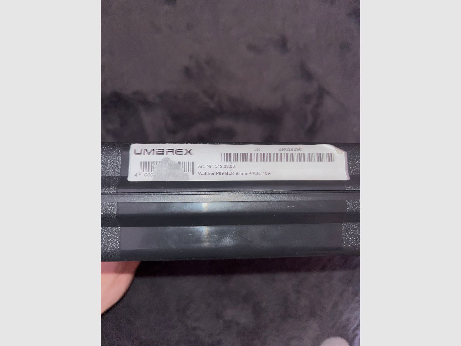 Walther P99 BLK 9mm P.A.K. 15R