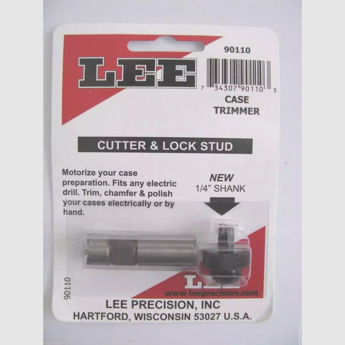 Lee trimer do łusek do wiertarki elektrycznej