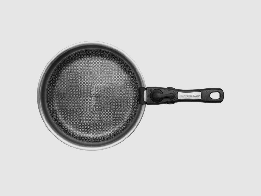 Poêle acier inoxydable nid d'abeille 20 cm, image 3 sur 5