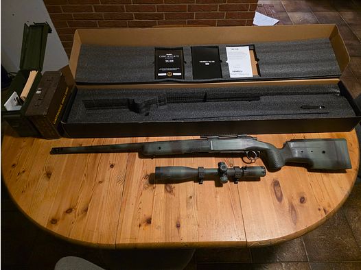 Novritsch TAC338 Limited Edition #0554 incl. scope & accessories – very good condition