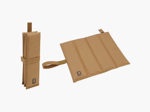 Folded seat mat, camel
