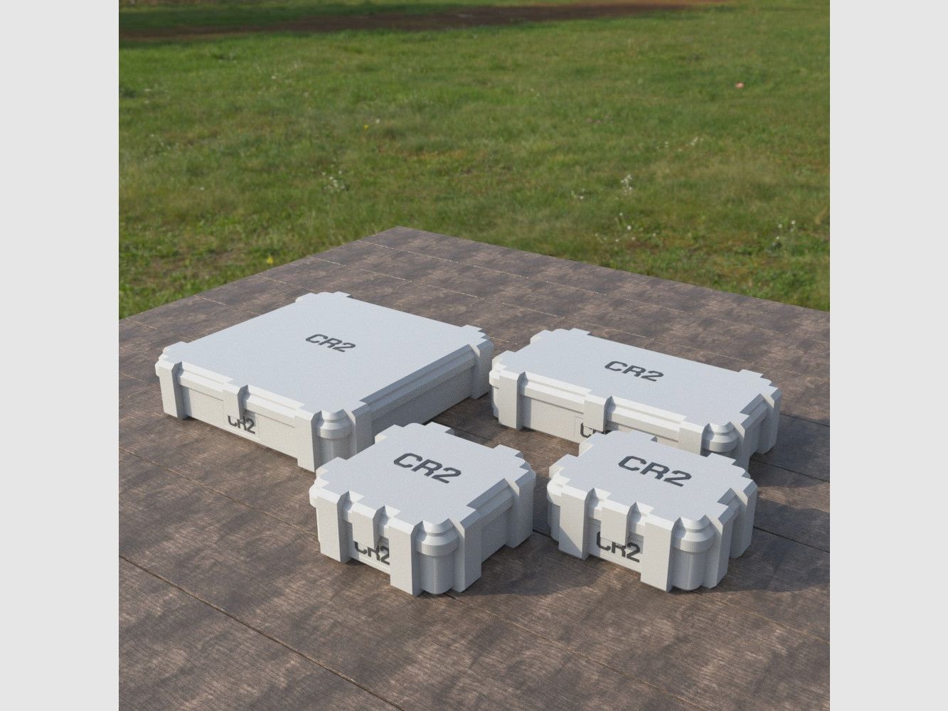 Filamelt CR2 Battery Box "Folding Lid" - for 20 / 25 / 50 / 100 Batteries