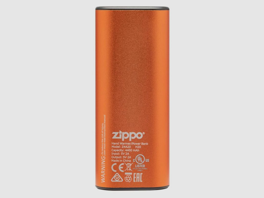 Zippo HeatBank® 6 Wiederaufladbarer Handwärmer Orange