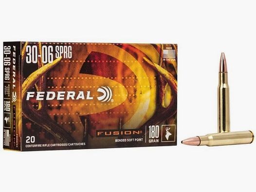 Federal Premium Ammunition Fusion BSP 180grs 20St .30-06Spring