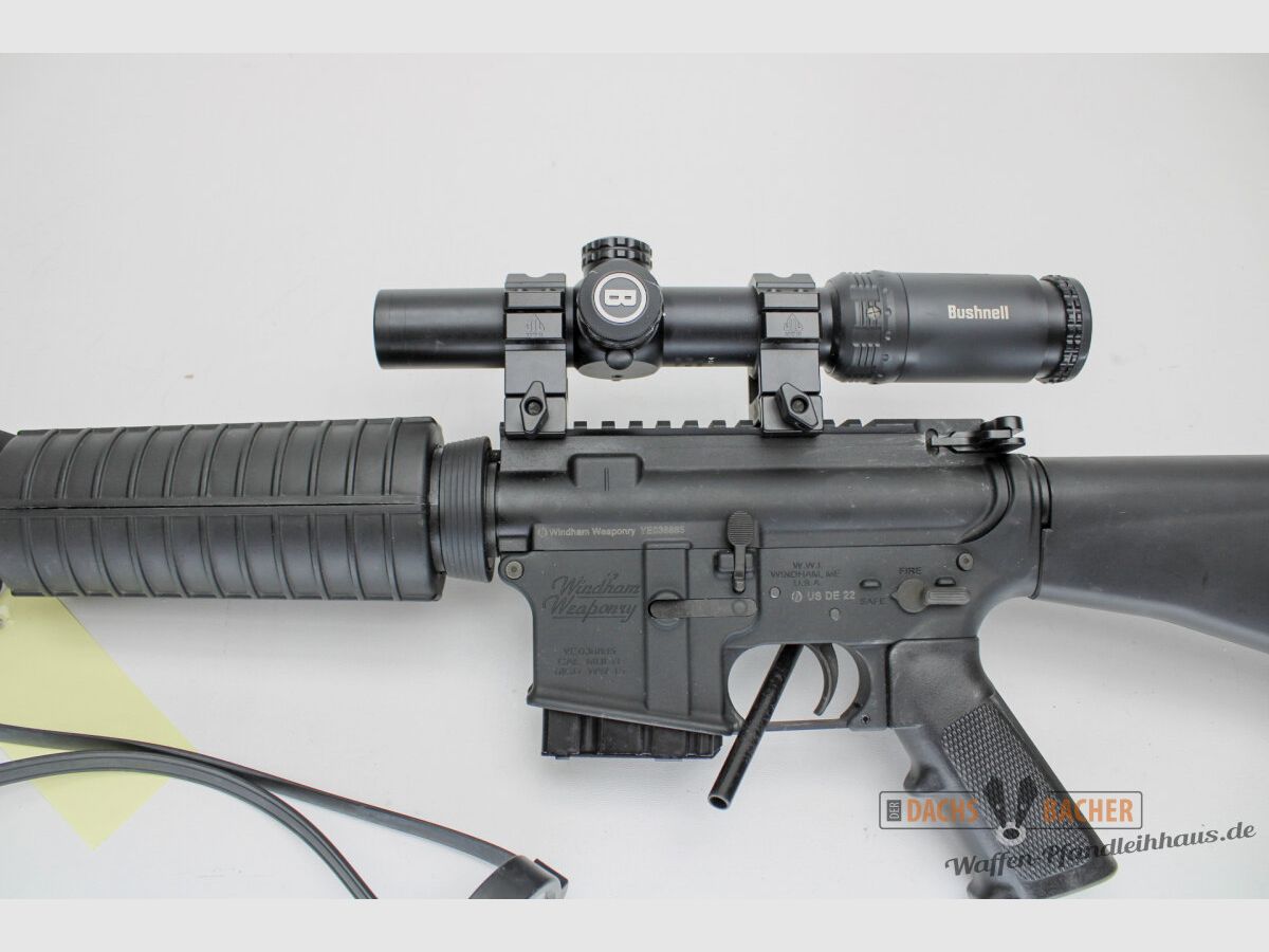 SL Büchse Windham Weaponry AR15 R16 M4 FTT Kal. 223Rem mit Bushnell 1-6x24